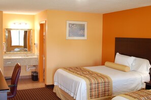 Deluxe Room, 2 Queen Beds Non Smoking | Individually decorated, individually furnished, desk, blackout curtains - BLUE SKY INN Glens Falls-Saratoga-Lake George (South Glens Falls)