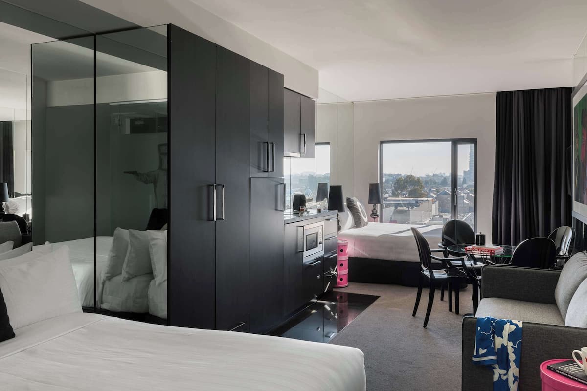 Premium bedding, pillow-top beds, minibar, in-room safe