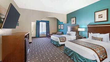 Caja de seguridad en la habitación y escritorio