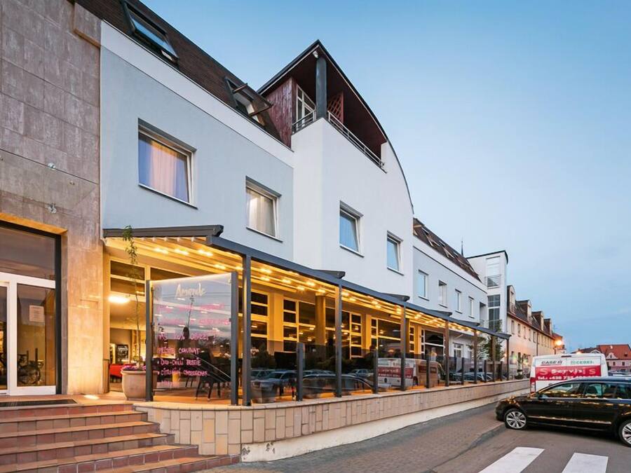 Front of property - evening/night