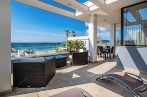 Superior Apartment, 1 Bedroom, Terrace, Sea View | Balcony view