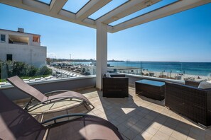 Superior Apartment, 1 Bedroom, Terrace, Sea View | Balcony - Residence Picalè (Alghero)