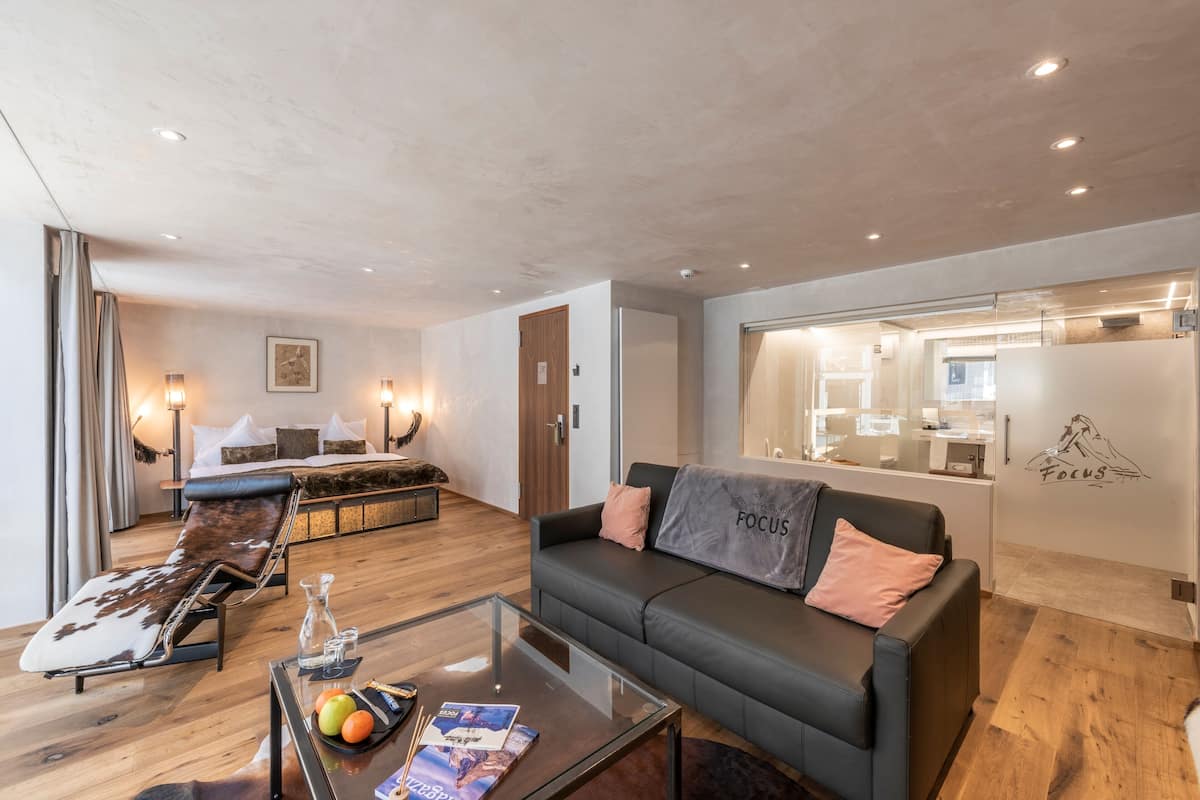 Suite Junior (Matterhorn View) | Coin séjour