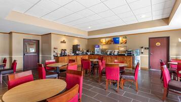 Free daily buffet breakfast