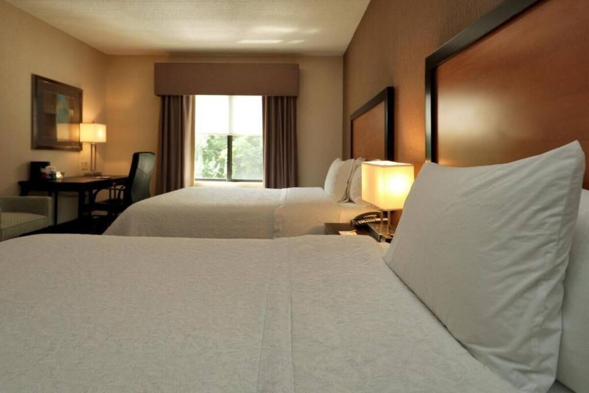 Soundproofing, iron/ironing board, WiFi (free), alarm clocks