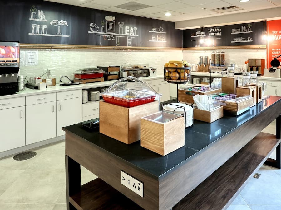 Free daily on-the-go breakfast