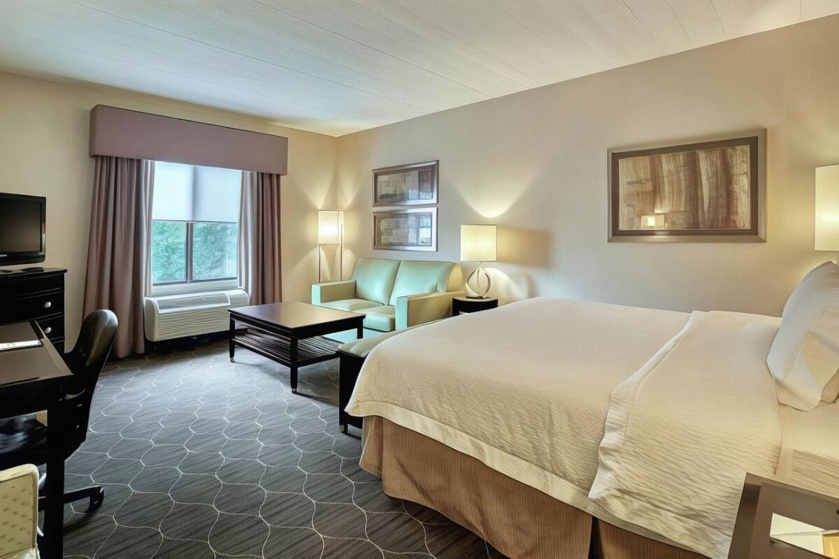 Soundproofing, iron/ironing board, WiFi (free), alarm clocks