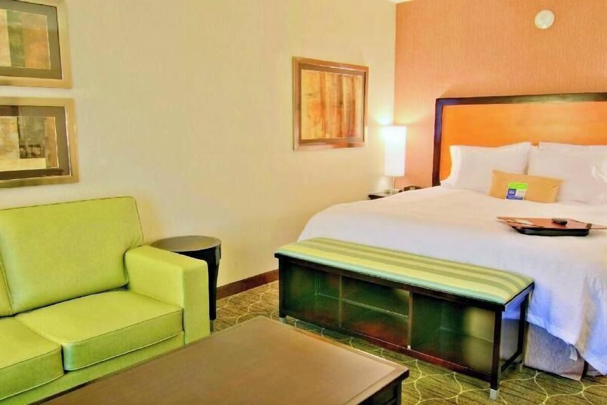 Soundproofing, iron/ironing board, WiFi (free), alarm clocks
