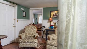 201 Johnson Suite, Private Bathroom | Individually decorated, individually furnished, iron/ironing board