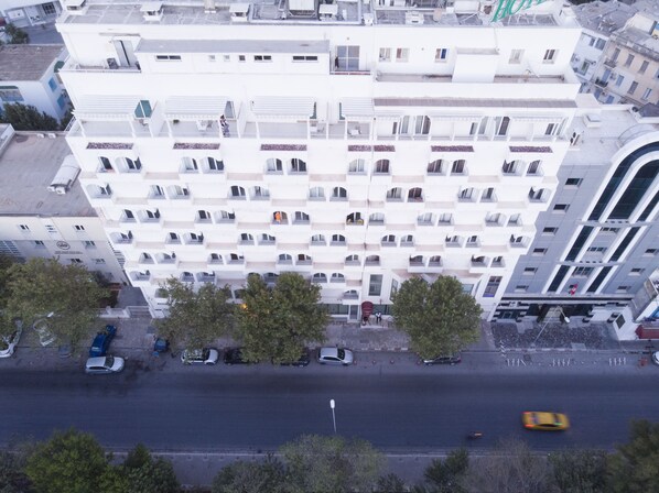Blick von der Unterkunft