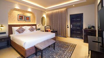 1 dormitorio, ropa de cama de alta calidad, minibar y caja fuerte