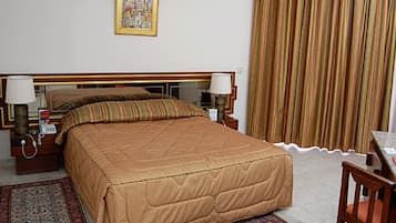 Minibar, tende oscuranti, culle/letti per bambini (gratuiti)