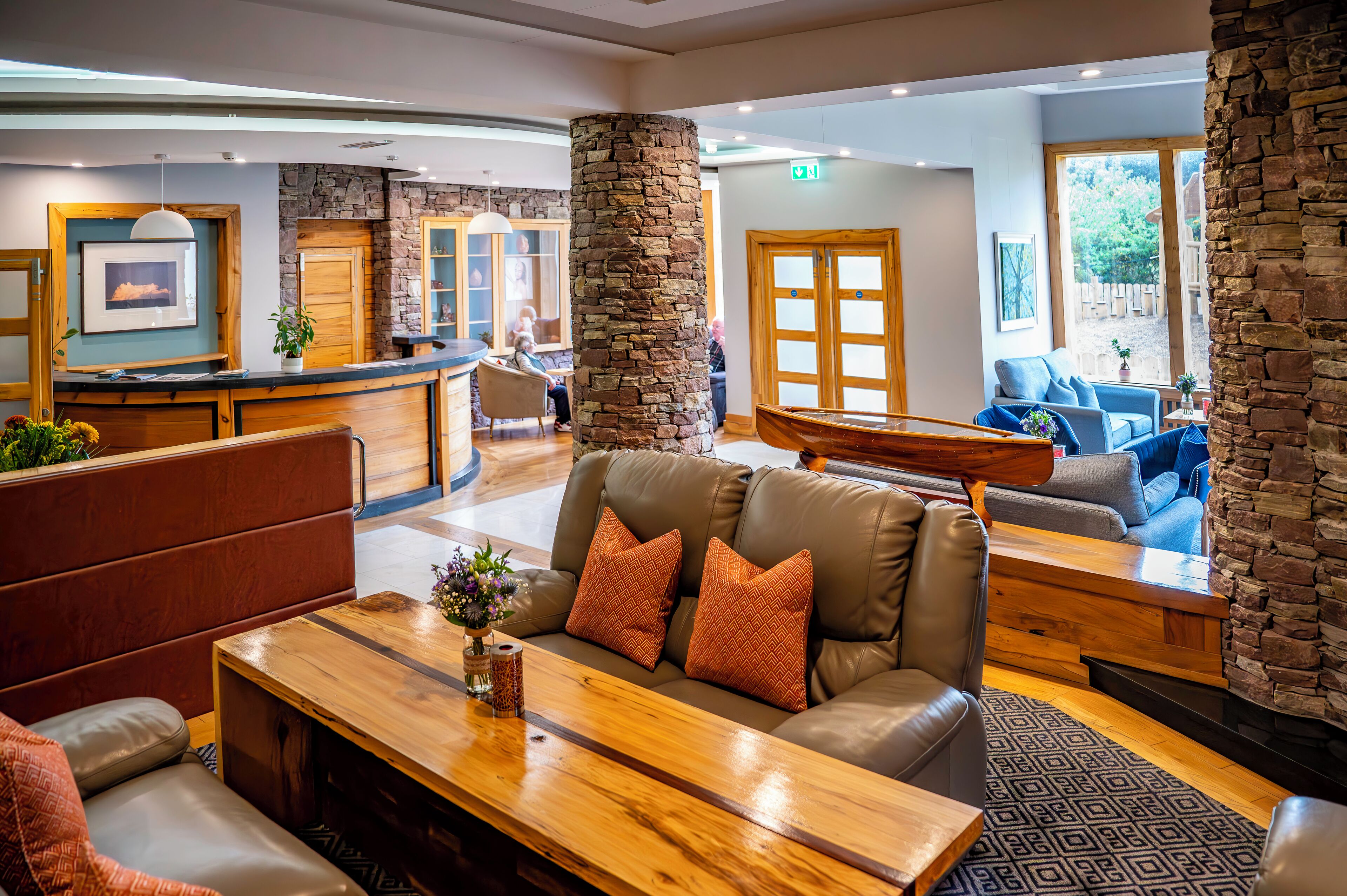 Sala de estar en el lobby