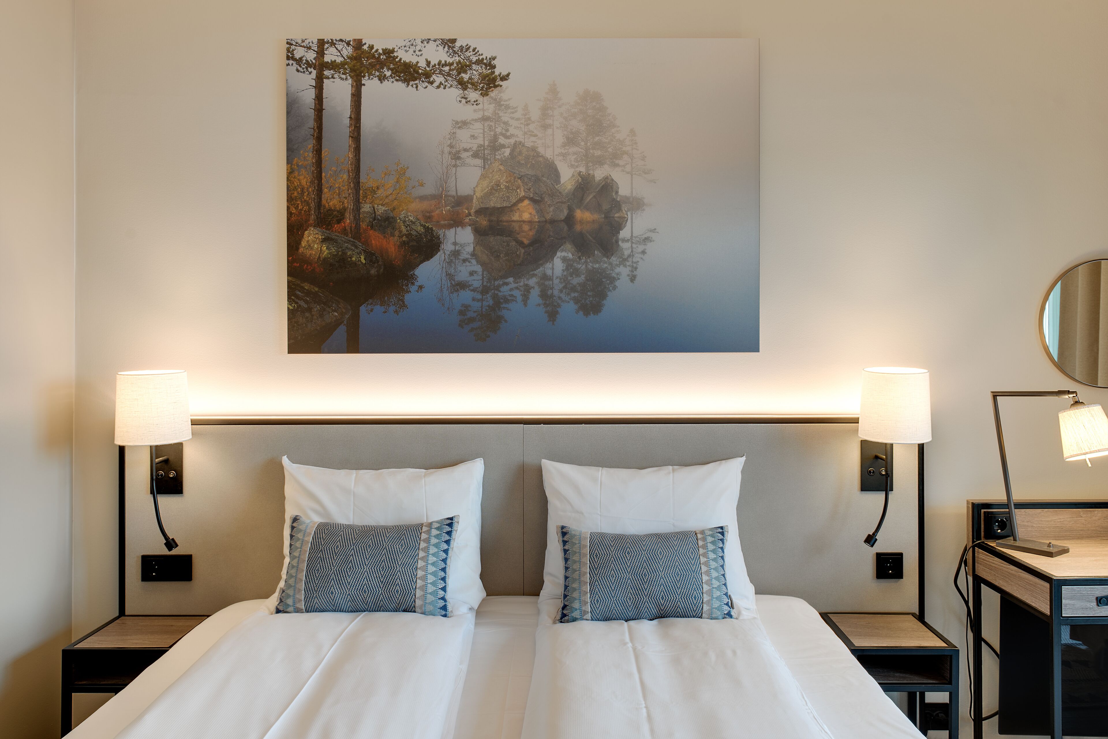 Egyptian cotton sheets, hypo-allergenic bedding, down comforters