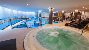 Indoor pool, outdoor pool