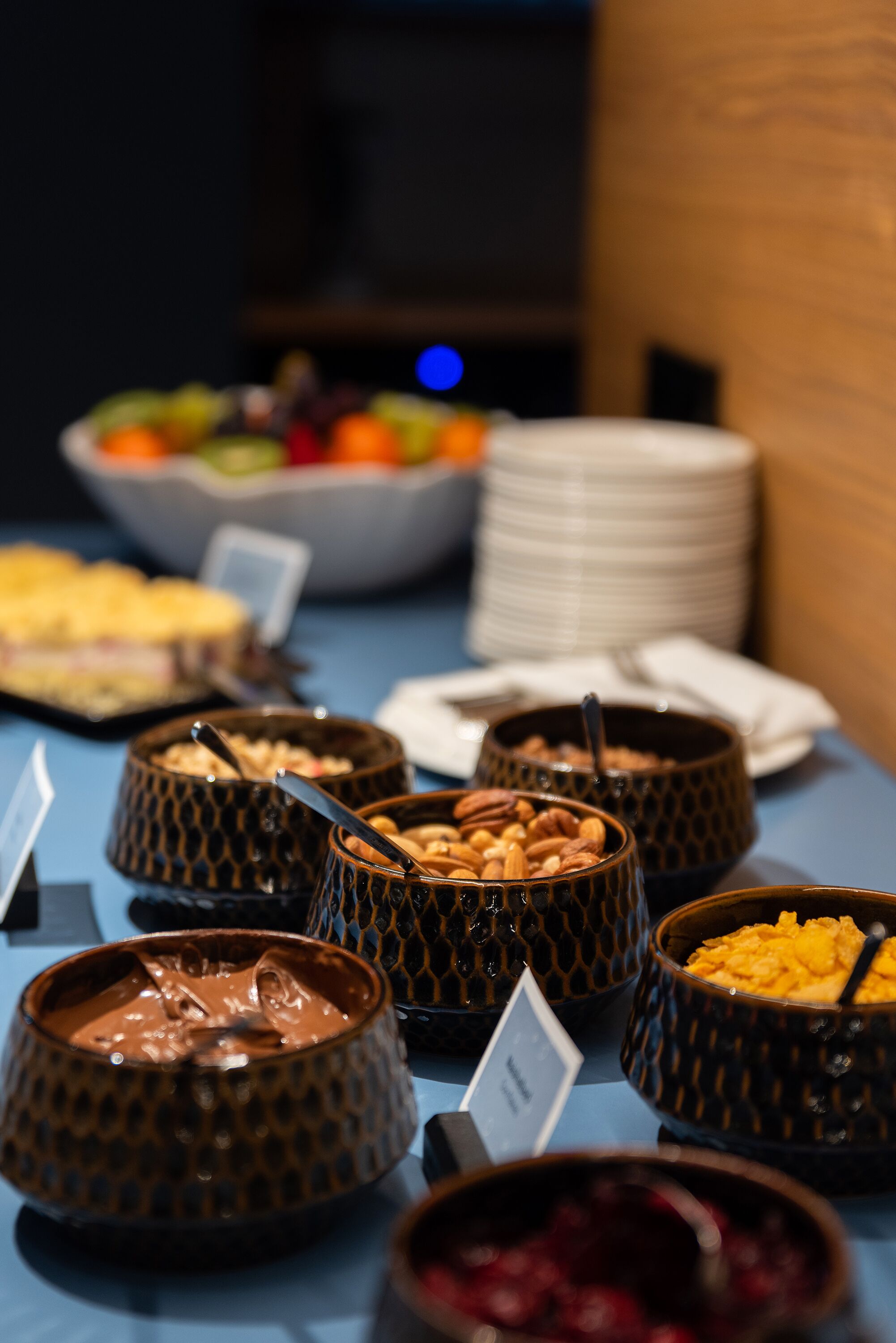 daily buffet breakfast (eur 19 per person)