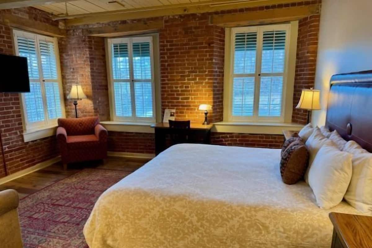 Room, Multiple Beds, River View | 1 bedroom, premium bedding, desk, blackout drapes