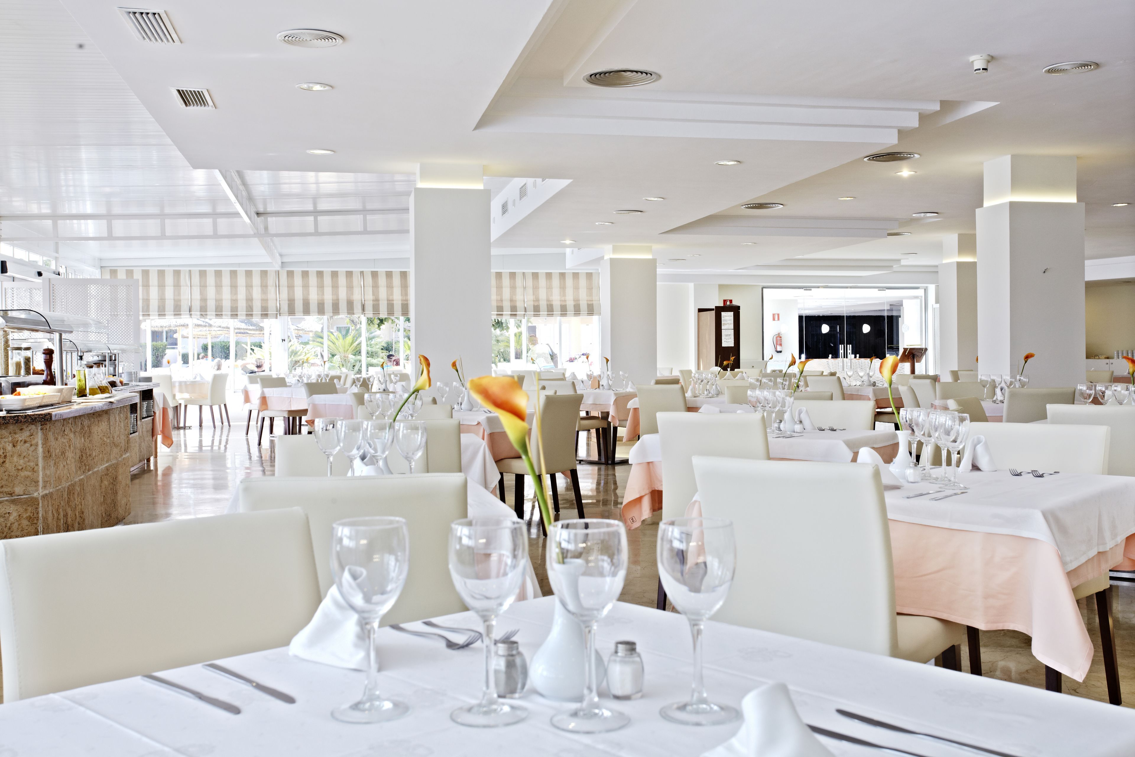 breakfast, lunch and dinner served