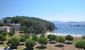 Vue sur la plage ou l’océan