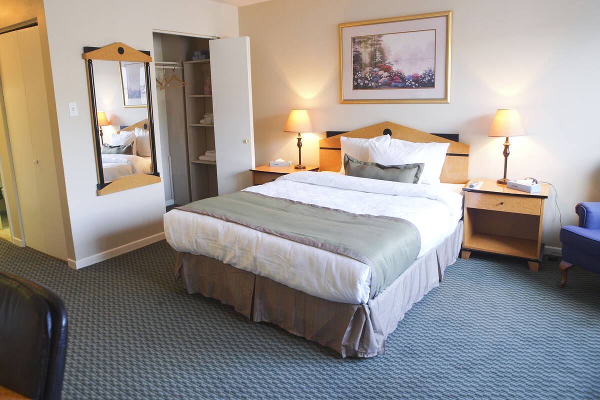 Studio, 1 Queen Bed | 1 bedroom, iron/ironing board, free cots/infant beds, free WiFi