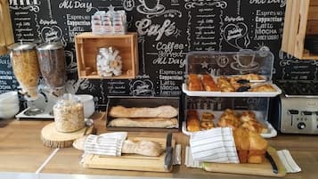 Daily buffet breakfast (EUR 8 per person)