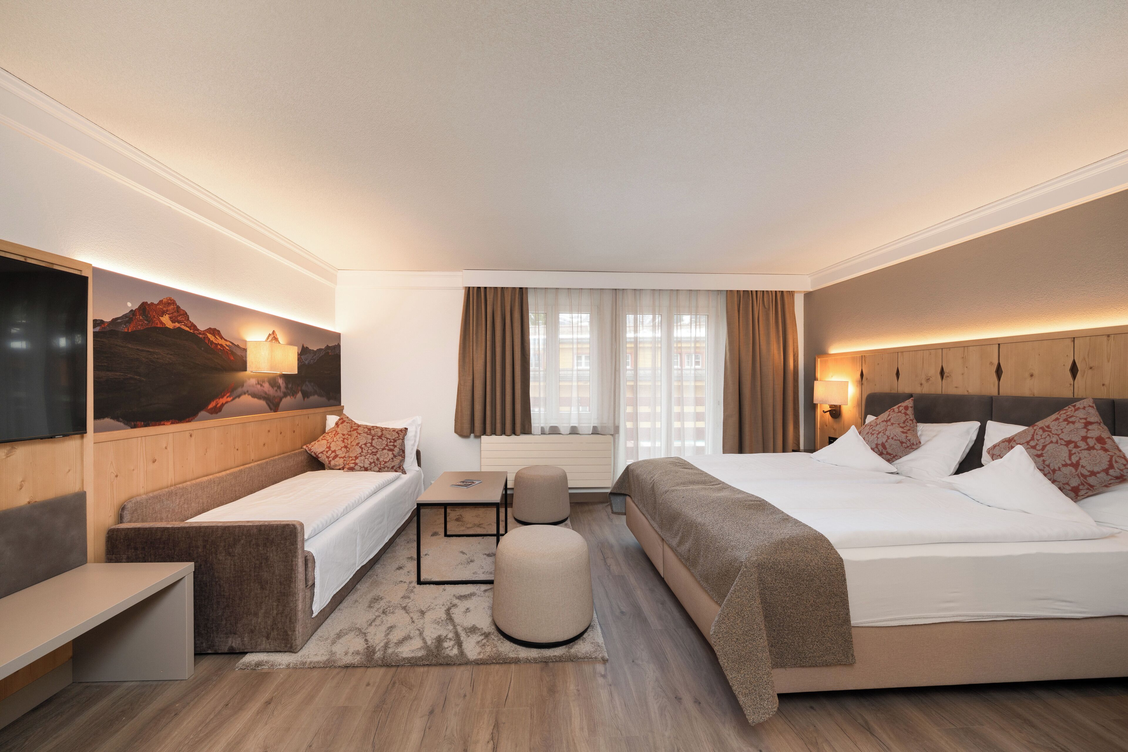 스탠다드 트리플룸, 금연 | 저자극성 침구, 필로우탑 침대, 미니바, 무료 유아용 침대