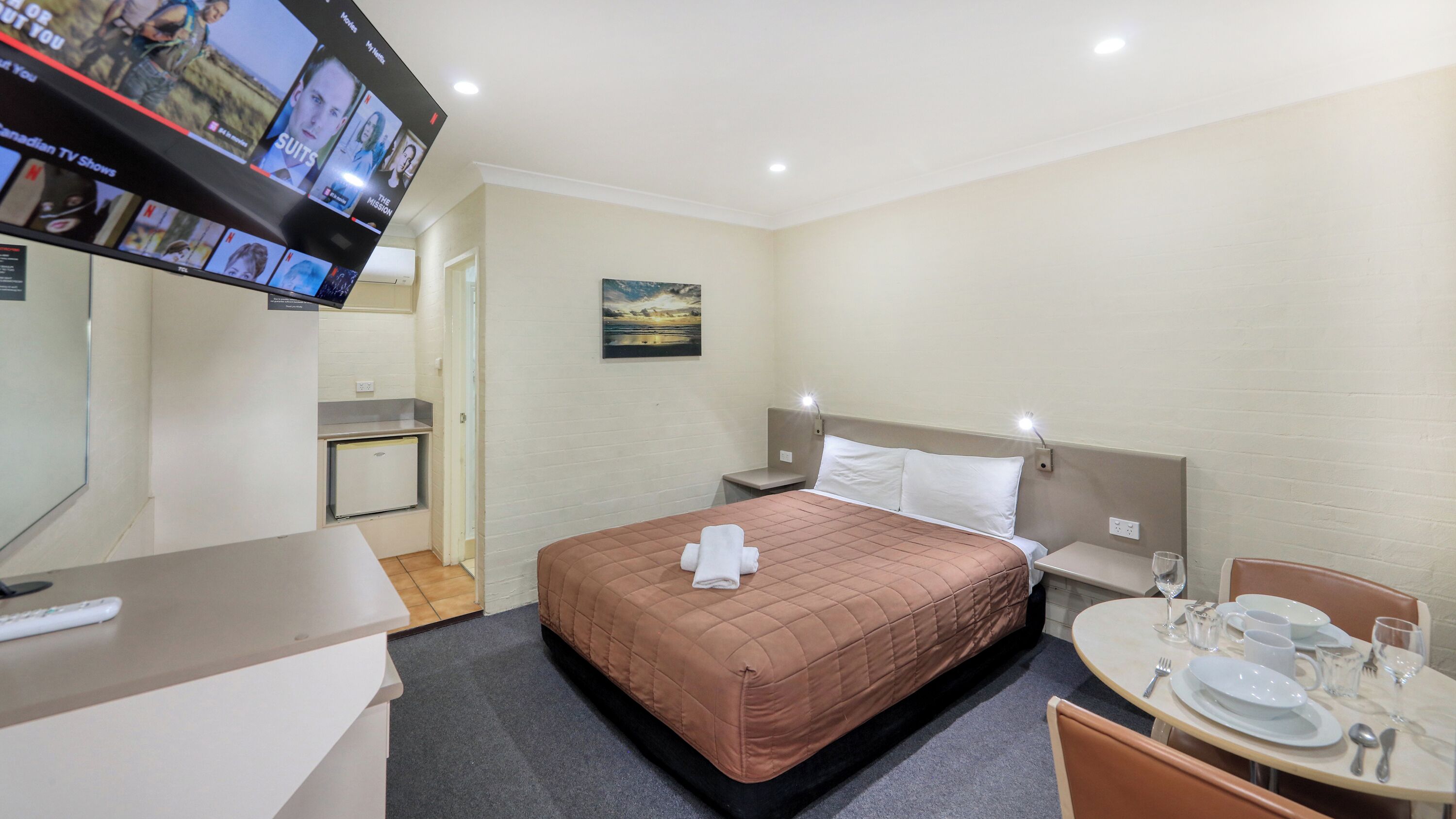 Minibar, espace de travail pour ordinateur portable