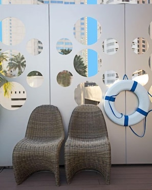 Sala de estar en el lobby