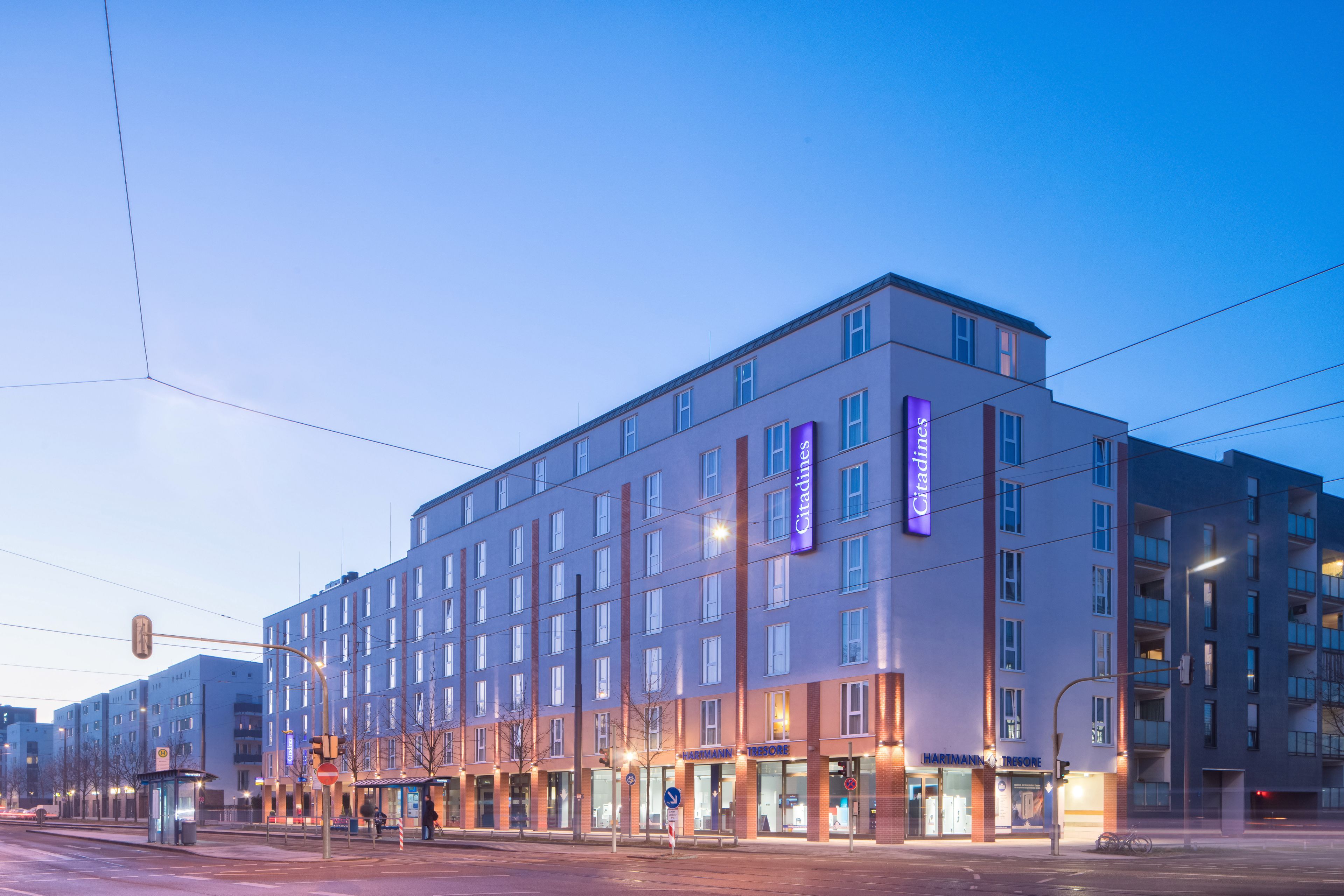 front of property – evening/night