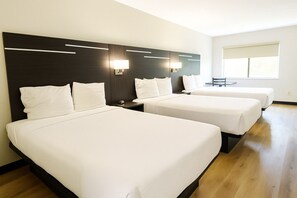 Standard Room, 2 Double Beds | Blackout drapes, soundproofing, free WiFi, bed sheets - Paragon Inn Hillsboro (Hillsboro)