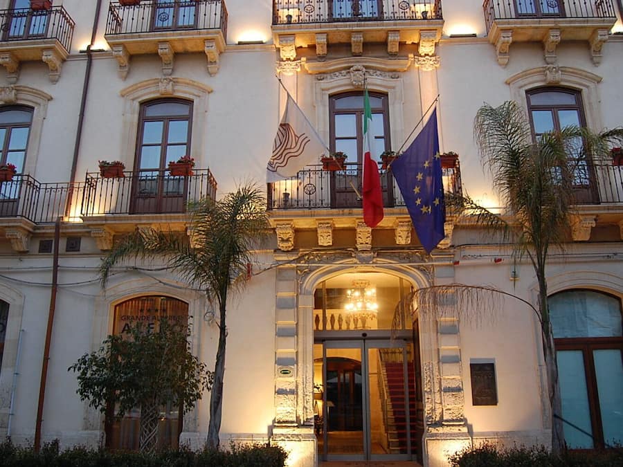 Voorkant van accommodatie