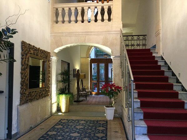 Interior entrance