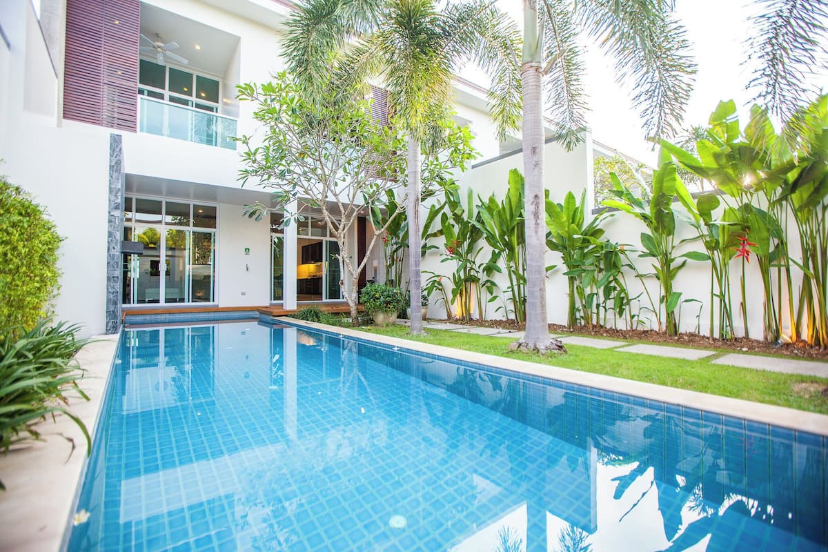 วิลล่า, 2 ห้องนอน, สระว่ายน้ำส่วนตัว | ตู้นิรภัยในห้องพัก, โต๊ะทำงาน, พื้นที่ทำงานแบบใช้แล็ปท็อป