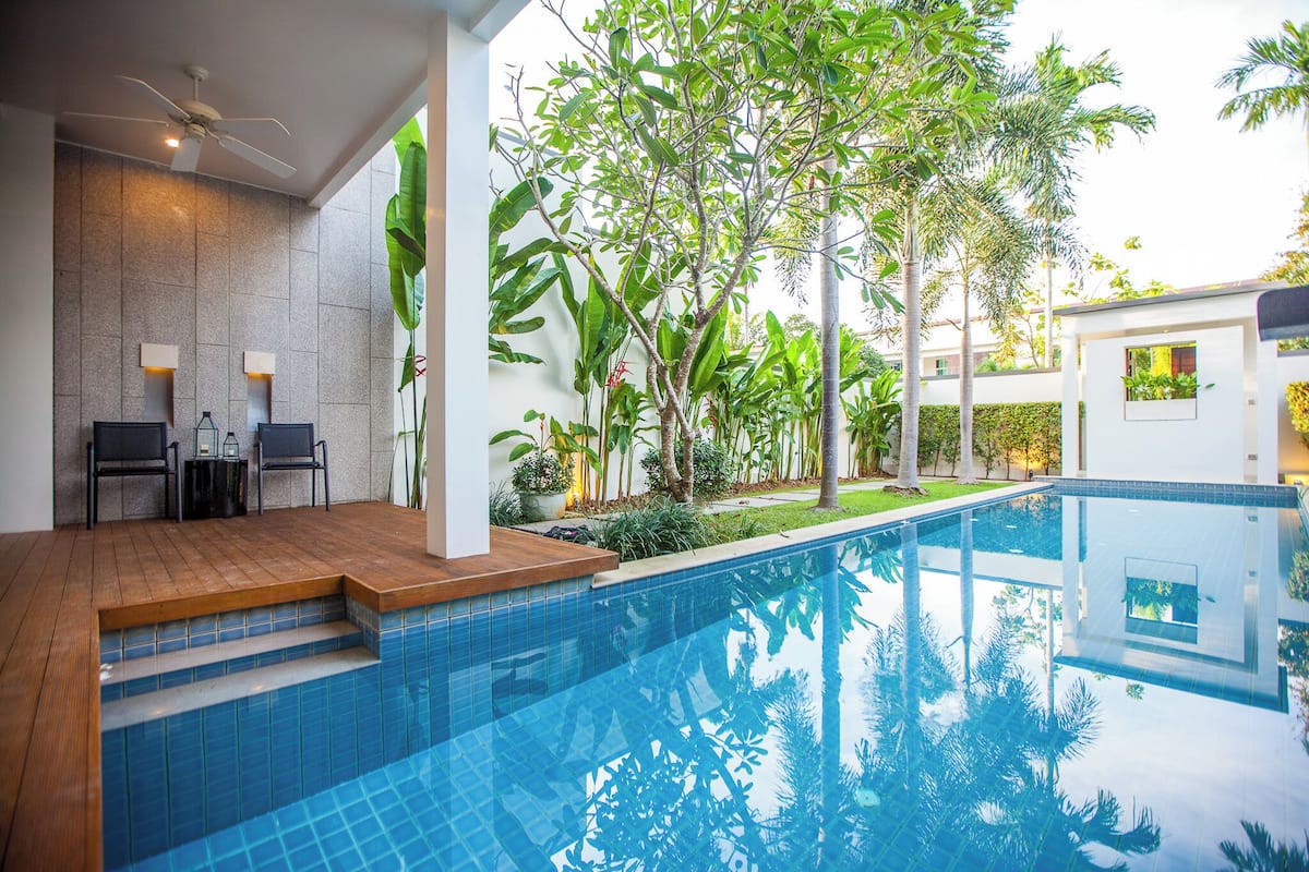 Villa, 3 habitaciones, piscina privada | 3 dormitorios, caja fuerte, escritorio