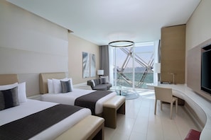 Wonderful Room, 2 Twin Bed, Balcony with Complimentary Yas Beach Access