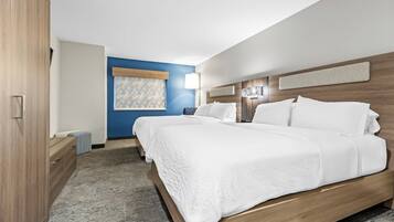 Suite, 2 Queen Beds | Desk, blackout drapes, iron/ironing board, free WiFi