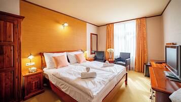 Dubbelrum | 1 sovrum, allergitestade sängkläder och värdeförvaringsskåp på rummet