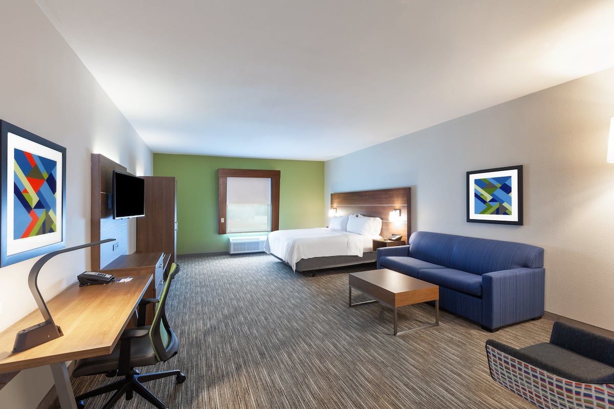 in-room safe, desk, blackout curtains, iron/ironing board