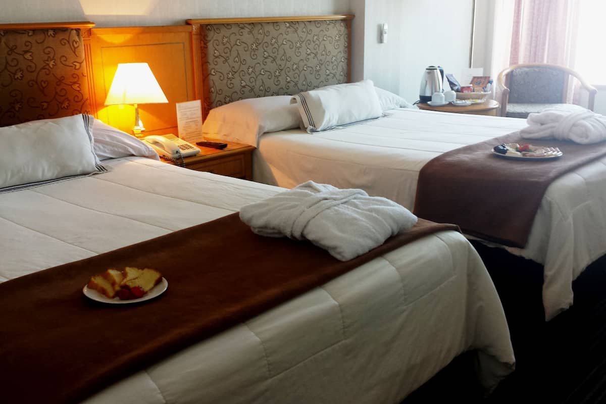 Down comforters, minibar, in-room safe, desk
