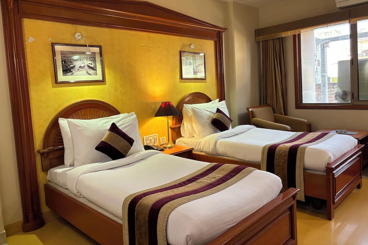 Superior Twin Room, 1 Bedroom | Cadar kapas Mesir, peralatan tempat tidur premium