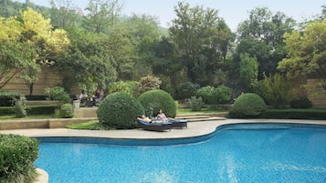 Indoor pool, seasonal outdoor pool