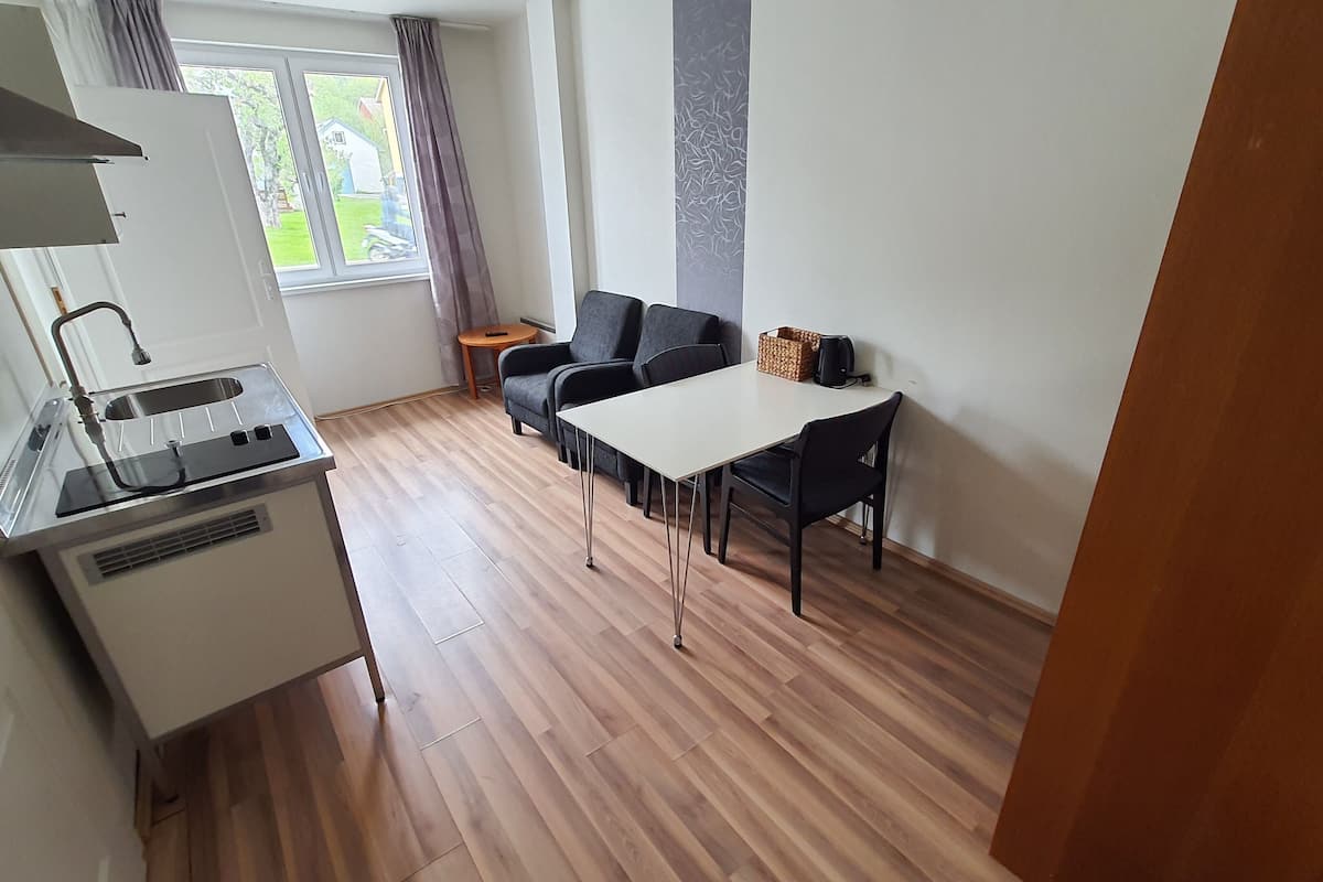 basic apartment, 2 single beds | blackout curtains, soundproofing, free wifi, bed sheets