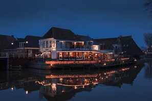 Front of property – evening/night