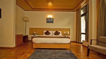 Premium bedding, laptop workspace, iron/ironing board, rollaway beds