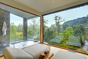 Salas de tratamientos para parejas, sauna, baño turco