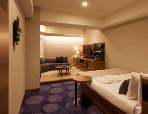 FORUS Double Room C, Non Smoking | Premium bedding, in-room safe, blackout curtains, soundproofing - Hotel Ryumeikan Tokyo (Tokyo)