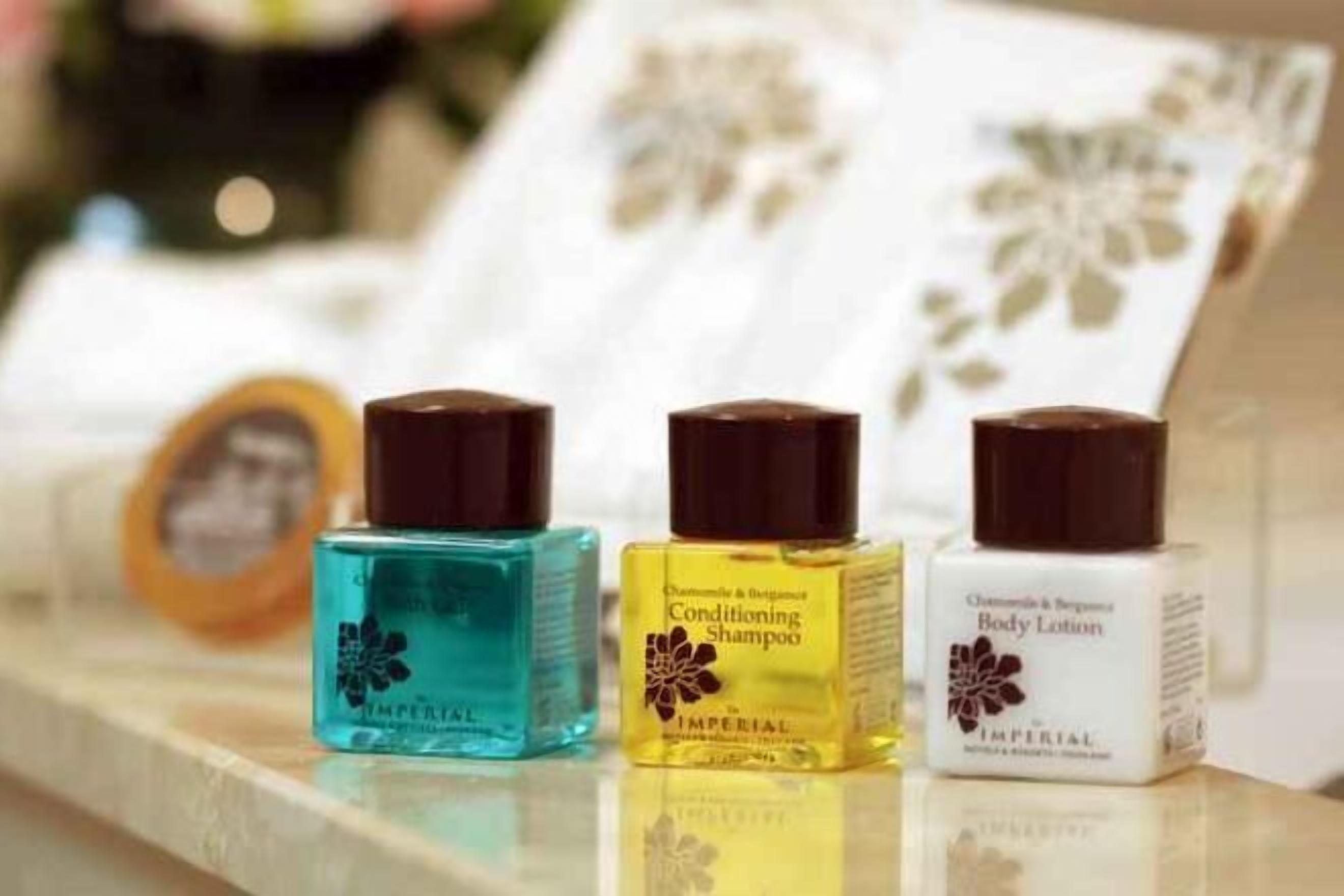 Free toiletries, hair dryer, bathrobes, slippers