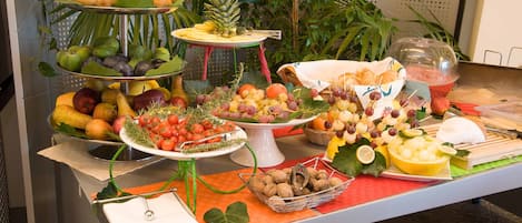 Petit déjeuner continental compris tous les jours