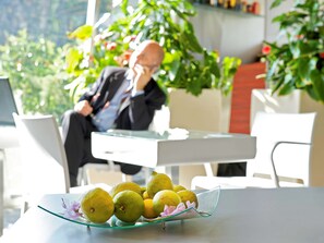Sala de estar en el lobby