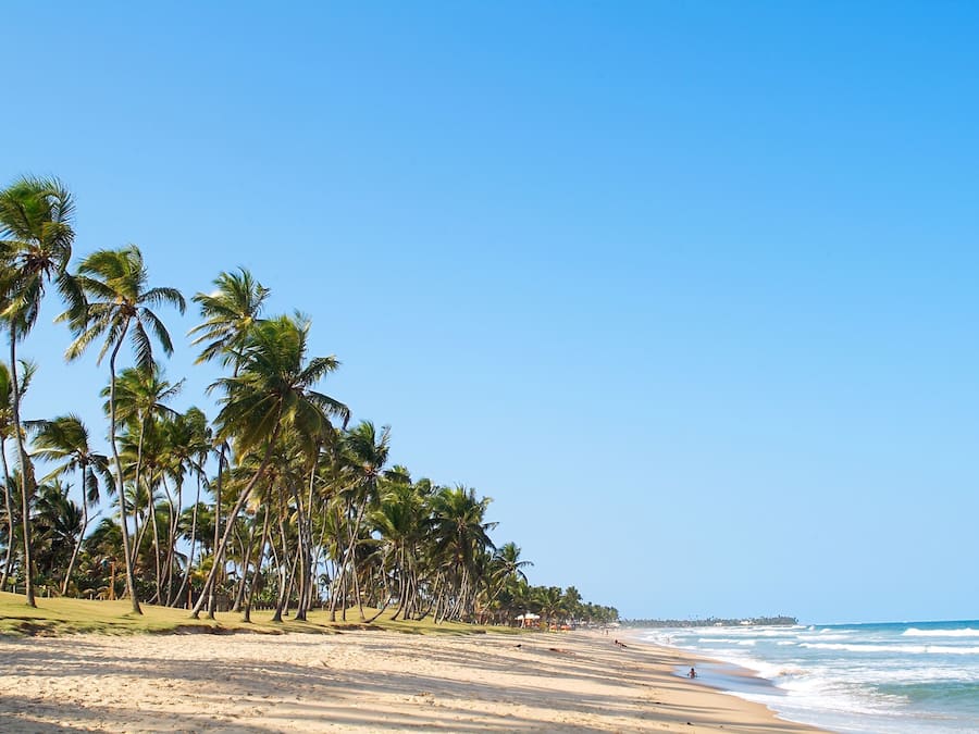 Beach nearby, white sand